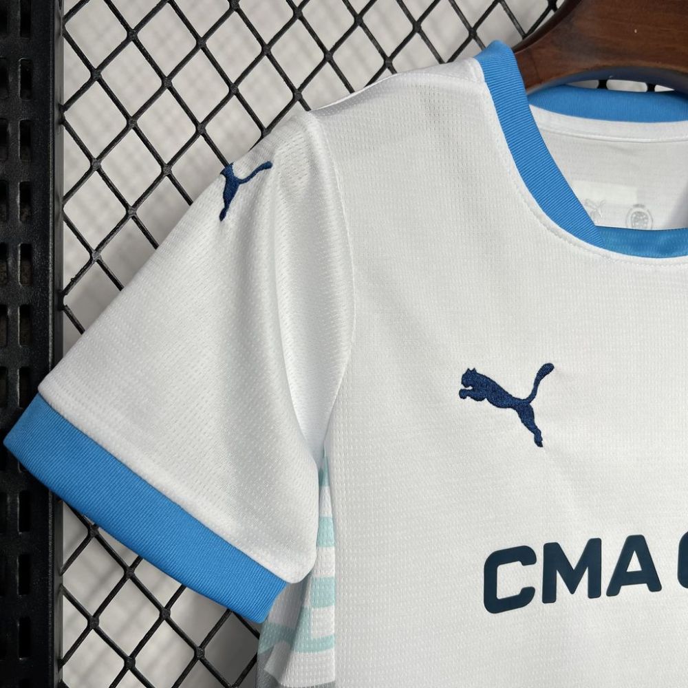 Puma - Maillot + Short Enfant Marseille Extérieur 24/25