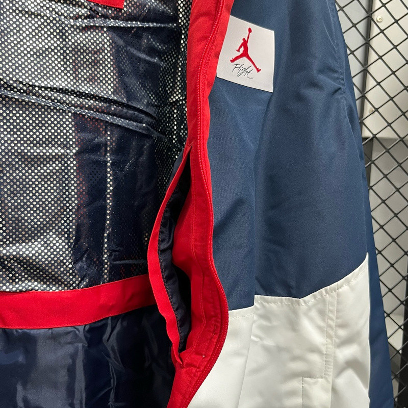 Jordan - Manteau Flight Bleu/Blanc/Rouge