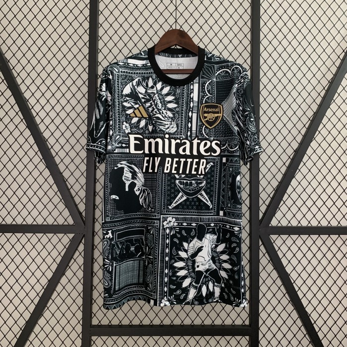 Adidas - Maillot Édition Spécial Arsenal x Ian Wright 23/24