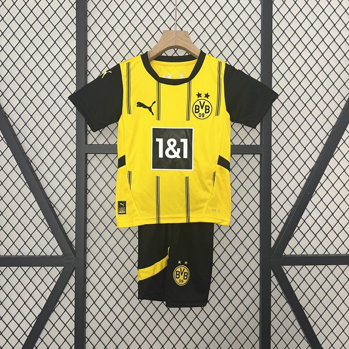 Puma - Maillot + Short Enfant Borussia Dortmund Domicile 24/25