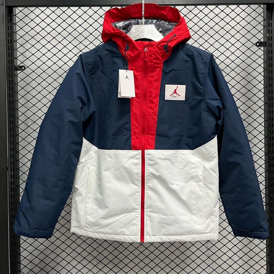 Jordan - Manteau Flight Bleu/Blanc/Rouge